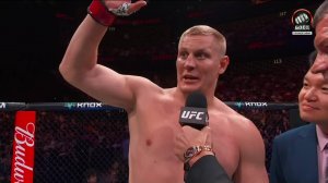Интервью Сергея Павловича после боя (видео). UFC Fight Night