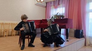 дуэт «Мальвина и Пьеро» Беляева Анастасия и Груздев Мирон