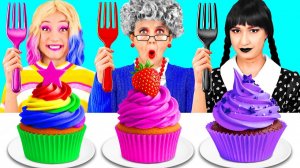 Кулинарный Челлендж# Уэнсдей Против Бабушки # Удивительные Кухонные Рецепты