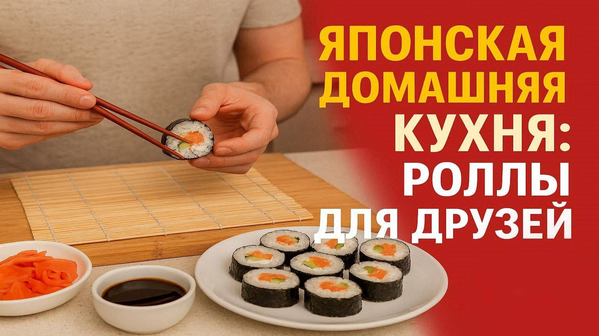 Японская кухня по-домашнему: роллы для своих