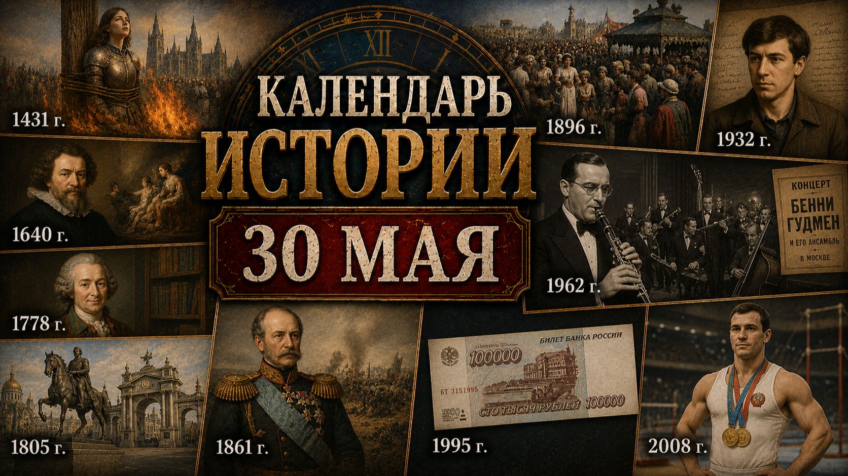 КАЛЕНДАРЬ ИСТОРИИ 30 МАЯ