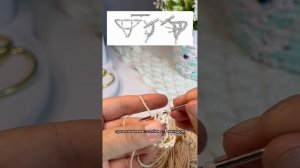 Косынка филейной сеткой