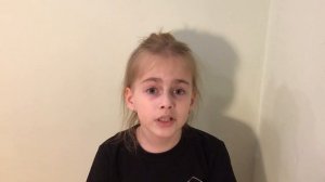 Агата Катюк, 8 лет- актерская визитка