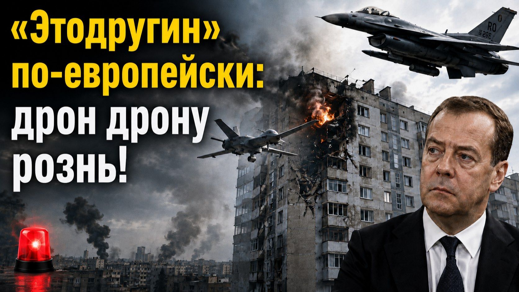 Киев сбил дрон румынской многоэтажкой: бандеровцы расширяют географию террора