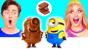 Челлендж. Шоколадная Еда vs Настоящая еда | Простые Кулинарные Рецепты от BaRaDa Challenge