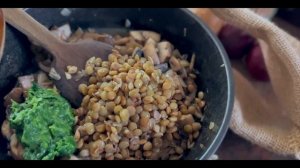 Уютный осенний день в Cinnamon Cottage Тыквенно-яблочный пирог с начинкой и овсяными хлопьями,