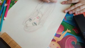 Рисунок карандашом в 7 лет.😉✍️🖼️