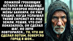 ГРОБОВЩИК услышал СТУК из свежей МОГИЛЫ жены БАНКИРА… а когда он начал копать…