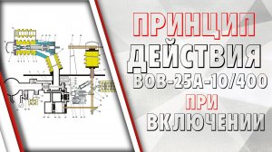 Принцип действия главного выключателя ВОВ 25А-10/400 при включении