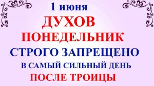 1 июня Духов понедельник. Что нельзя делать 1 июня. Народные приметы и традиции