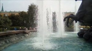 Фонтаны в Александровском саду.  Поздний сентябрь 2022