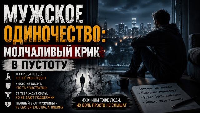 Мужское одиночество словно крик в пустоту смотреть онлайн