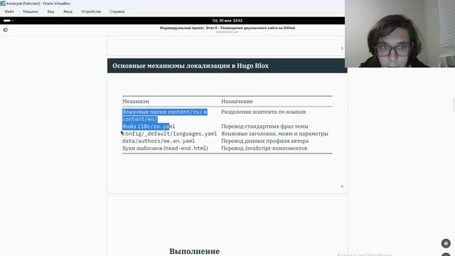 Защита презентации 6 этап индивидуального проекта смотреть онлайн