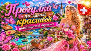 Простая жизнь в швейцарской сельской местности — расслабляющая прогулка по самой красивой швейцарск