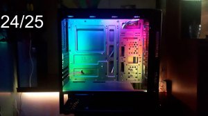 25 эффектов светодиодной ленты ws2812b в корпусе ПК (Arduino/библиотека FastLed)