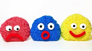 УЧИМ ЦВЕТА Сюрпризы из ШАРИКОВОГО ПЛАСТИЛИНА игрушки из мультиков
