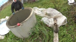 кривой колодец на плывуне в котором 1 ремонтное кольцо воды