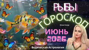 ♓Рыбы - гороскоп на Июнь 2026 года. От Юлии Капур