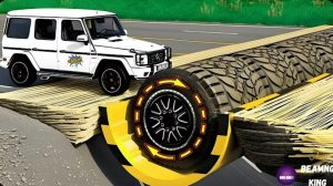 ЭПИЧЕСКОЕ столкновение машин и поезда! Коробка X Вращающиеся колёса | BeamNG Drive