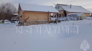 Карстовый провал произошёл в Перевозском районе рядом с жилыми домами
