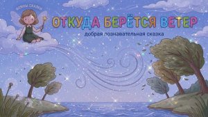 Добрая сказка на ночь для малышей / Познавательная сказка на ночь для малышей /Откуда берётся ветер