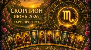 Скорпион ♏ Таро прогноз на июнь 2026 года