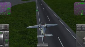 Посадка легкомоторного. самолётика без шасси в TFS