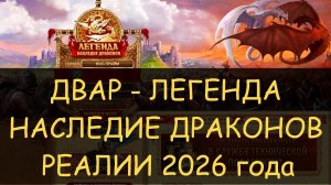 ✅ Dwar/Двар  - накипело - уменьшение урона персонажем и не только