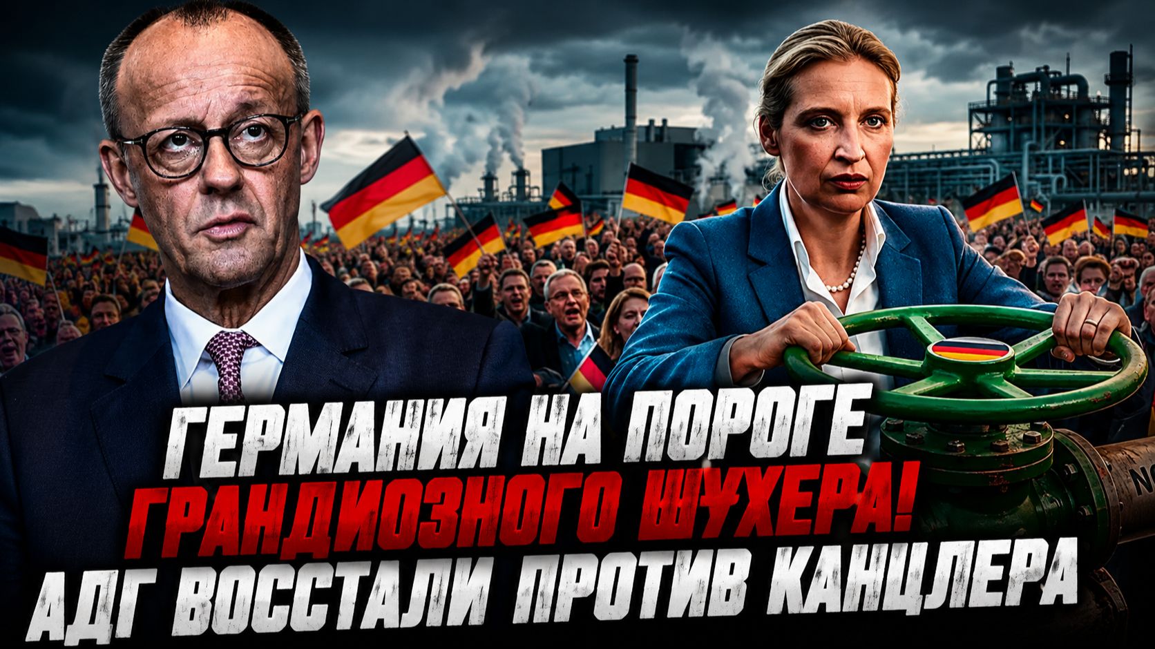 ГЕРМАНИЯ НА ПОРОГЕ ГРАНДИОЗНОГО ШУХЕРА! АДГ ВОССТАЛИ ПРОТИВ КАНЦЛЕРА смотреть онлайн