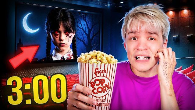 НИКОГДА НЕ СМОТРИТЕ ВСЕ ФИЛЬМЫ «WEDNESDAY» В 3 ЧАСА НОЧИ!!! смотреть онлайн