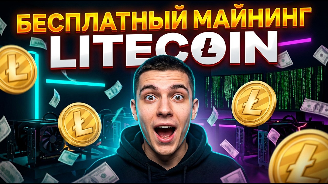🔥 БЕСПЛАТНЫЙ МАЙНИНГ Litecoin 2026! Зарабатываю LTC Без Вложений Каждый День 🤑 смотреть онлайн