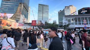 Токио вечерняя прогулка по Сибуе огни мегаполиса и атмосфера большого города  ✨🌃