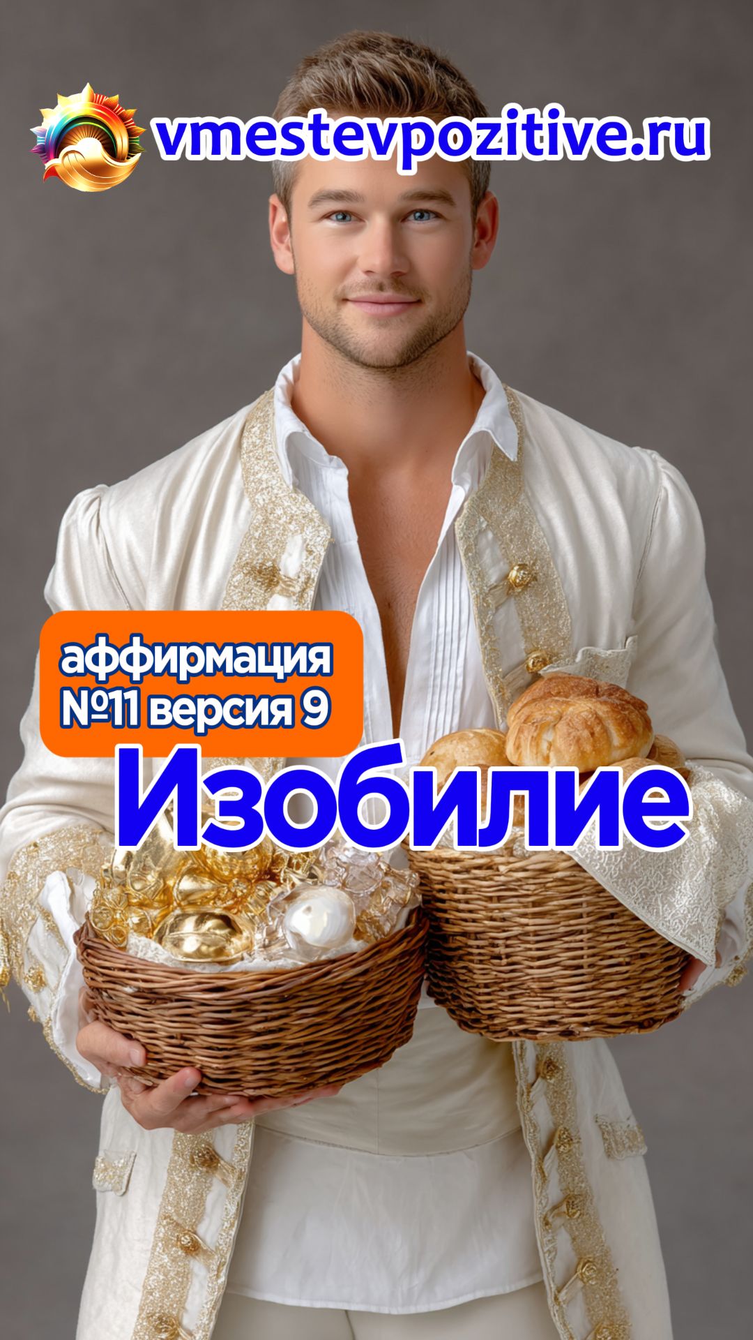 Affirmation. Male. №11. Изобилие (v9)