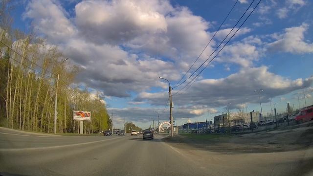 🚗 Из Тюмени в Боровский: Полная дорога через весь город (Киевская → Ялуторовский тракт)