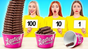 100 Слоев Еды Челлендж # Удивительные Кулинарные Лайфхаки от