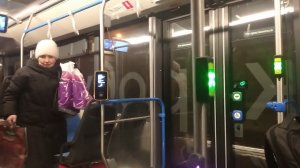 Поездка на Электробусе КАМАЗ 52222 по маршруту Варшавское шоссе дом 124-М.Южная 25.12 2025