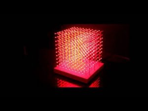 3D LED Cube. Светодиодный 3D куб. part #1