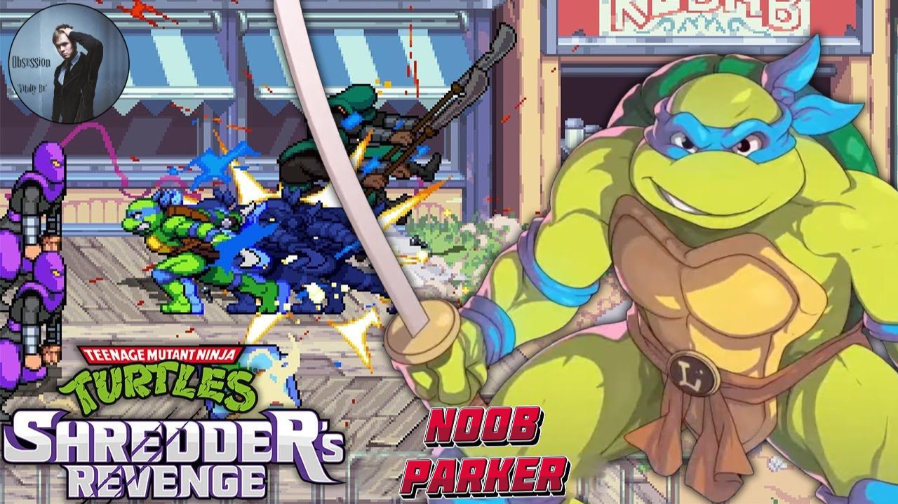 TMNT Shredder's Revenge Прохождение Leonardo смотреть онлайн