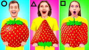 Геометрический Челлендж с Едой _ Удивительные Кухонные Рецепты от 4Teen Challenge