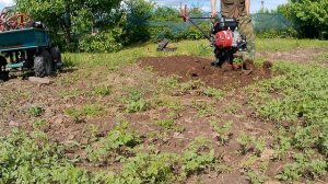 Мотоблок Боксбот 700Про фрезерует  ротоваторами 3