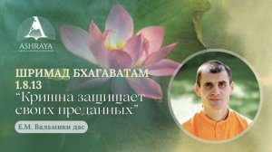 Шримад Бхагаватам  1.8.13 . Е. М. Вальмики дас. 02.06.2026