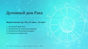 Медитативный год / Рак/Духовный дом Рака