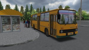 Поездка на Ikarus-260.50 по маршруту №201 по карте Мичурино 2.8
