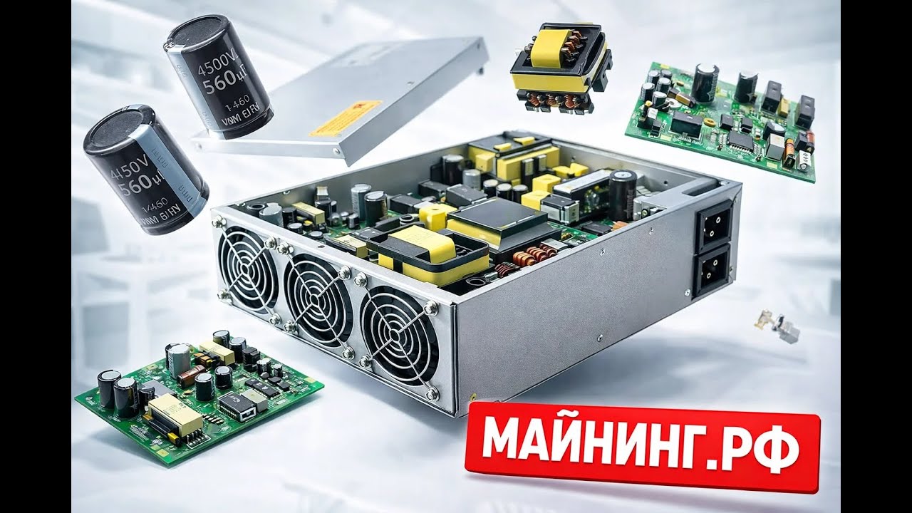 Анатомия Блока Питания: Что Внутри и Как Это Работает #asic #обзор #топ #ремонтасиков #блокпитания смотреть онлайн