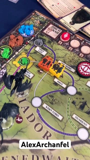 The Lord of the Rings Fate of the Fellowship #alexarchanfel #boardgame #настольныеигры смотреть онлайн
