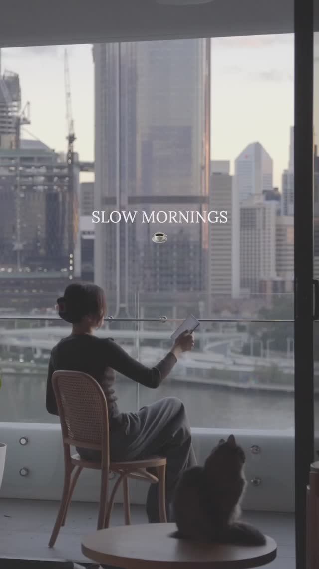 Slow mornings 🧡 I hope you all had a wonderful day🌼🍃