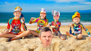 Играйте безопасно на пляже #Играй на улице