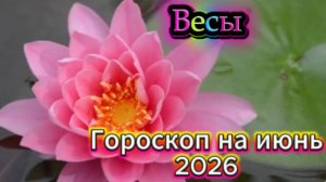 Весы! Гороскоп на июнь 2026 года!