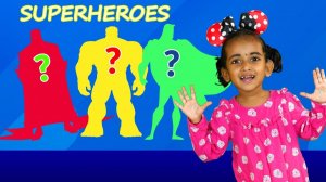 Цвета супергероев # Superheroes colors На Русском # Детские Песни - Kuku and Cucudu На Русском
