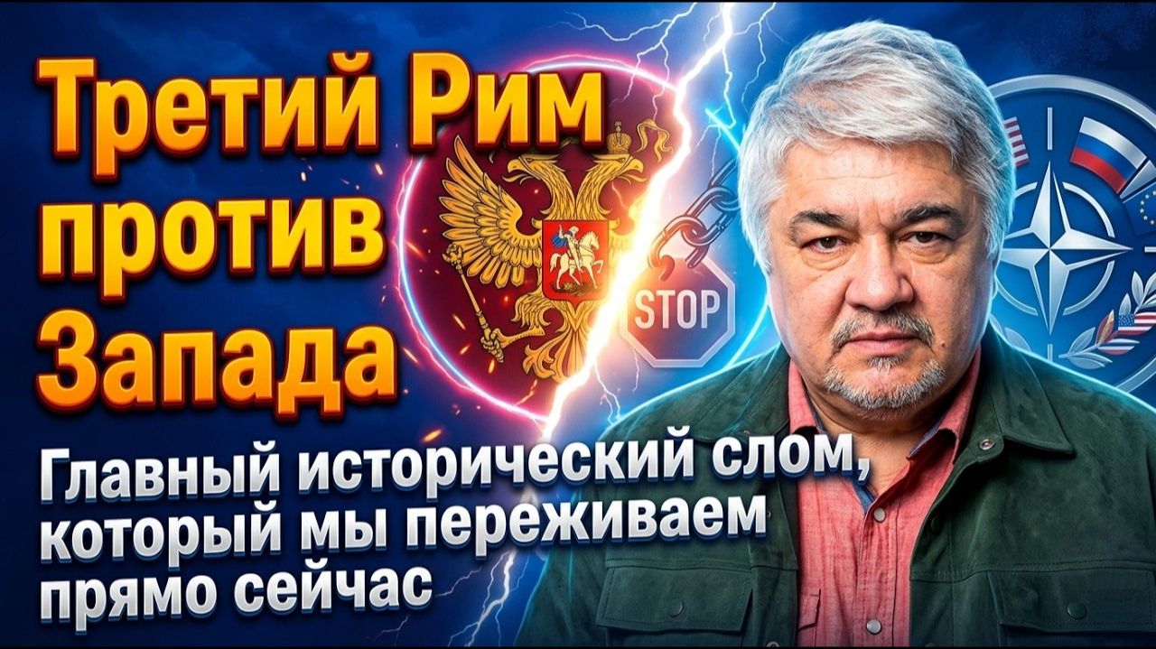 Ищенко; Третий Рим против Запада; Главный исторический слом, который мы переживаем прямо сейчас